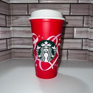 ❤️NEW Starbucks 2021 Red Ribbons Hot Cup